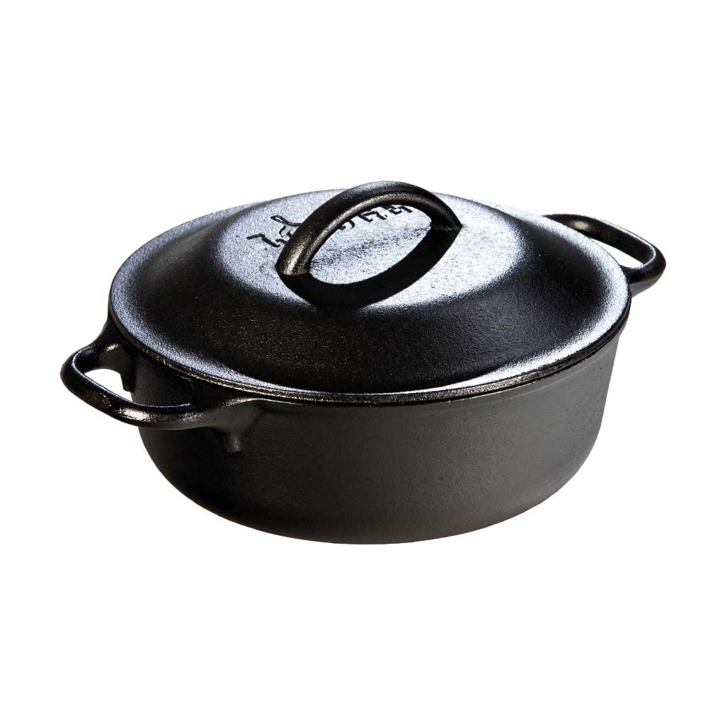 Lodge Round Casserole with Lid 1,89 Liter